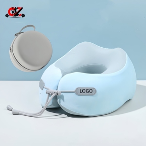 CZFIT, la Nueva Almohada en Forma de U de Espuma Viscoelástica, Ofrece un Tacto Fresco y Protege la Columna Cervical, Dispersando la Presión - Product Image 1