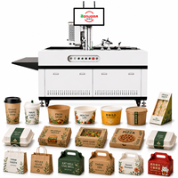 Impresora de Inyección de Tinta de Amplia Aplicación para Vasos de Papel, Tazones, Bolsas de Kraft, Cajas de Comida, Cartones y Empaques Personalizados con Alimentación Automática
