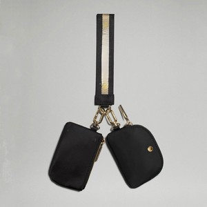 Porte-clés et porte-monnaie étanche à double pochette avec fermeture éclair, couleur unie, pour clés, cartes et monnaie, style mode, de notre entrepôt américain - Product Image 1