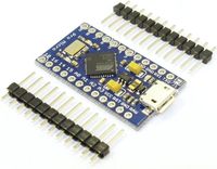AIsmartlink Atmega32U4 5V 16MHz Placa de Desarrollo Micro USB con Bootloader IDE, Microcontrolador