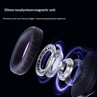 Casque de jeu AKKO GH300 supra-auriculaire sans fil, connexion quadri-mode, 2.4G sans latence, son surround 7.1, annulation active du bruit