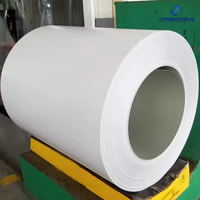 Tôle d'acier galvanisé prépeinte CGCC avec revêtement en polyester PVDF, résistante aux intempéries, bobine d'acier colorée pour toiture industrielle