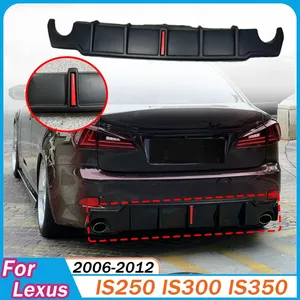 Lèvre de pare-chocs arrière pour IS250 IS300 IS350 2006-2012, diffuseur, spoiler, kit carrosserie, modification, pièces auto extérieures - Product Image 1