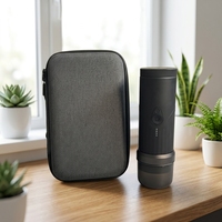 Machine à café portable mini TK03 MAX avec commande semi-automatique, boîtier en aluminium, préparation en un clic pour la maison, le bureau et l'extérieur
