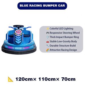 รถบั๊มพ์คาร์รุ่น Kart Drift King โครงสร้างไฟเบอร์กลาส พร้อมเอฟเฟกต์ฟองสบู่ ไฟสีสันสดใส ควบคุมได้ไว ตอบสนองรวดเร็ว - Product Image 2