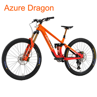 Vélo de montagne Azure Dragon à double suspension, 12 vitesses, frein hydraulique, Enduro MTB prêt à être expédié