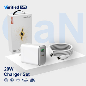 Cargador Rápido TKT de 20W con Doble Puerto USB-<span class=keywords><strong>C</strong></span>/GaN para Laptop con <span class=keywords><strong>Cable</strong></span> Retráctil, Enchufe Estadounidense, Garantía de 12 Meses - Product Image 1