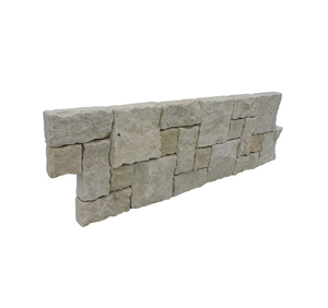 แผ่นหินธรรมชาติหินปูนสีเหลืองหินปูนหิ้งตกแต่งผนังวิลล่า - Product Image 5