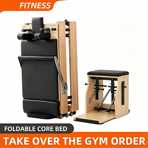 Reformer <span class=keywords><strong>de</strong></span> Pilates pliable en bois, directement <span class=keywords><strong>de</strong></span> l'usine, avec support OEM/ODM pour studios <span class=keywords><strong>de</strong></span> <span class=keywords><strong>yoga</strong></span> <span class=keywords><strong>et</strong></span> centres <span class=keywords><strong>de</strong></span> fitness - Product Image 3