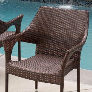 Chaise en rotin durable pour l'extérieur, chaise en rotin en plastique pour le jardin - Product Image 3