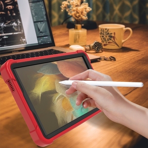Personnalisé 8.7 pouces pour <span class=keywords><strong>Samsung</strong></span> <span class=keywords><strong>Tab</strong></span> A9 Hard PC Cover Portable Tablet Case avec support invisible Plastic Back Silicone Bumper Case - Product Image 6