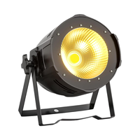 Projecteur de scène LED COB 100W à diffusion directe, ultra-plat, Ra80, dimmable, blanc froid/blanc chaud, DMX512, activé par le son