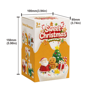 Kit de Bricolage en Argile à Séchage à l'Air pour Desserts Thème Noël (Père Noël, Bonhomme en <span class=keywords><strong>Pain</strong></span> <span class=keywords><strong>d</strong></span>'<span class=keywords><strong>Épices</strong></span>) avec Accessoires de Colle Crème pour Enfants OEM ODM - Product Image 6