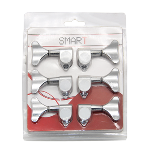 Juego <span class=keywords><strong>de</strong></span> <span class=keywords><strong>6</strong></span> Clavijas <span class=keywords><strong>de</strong></span> <span class=keywords><strong>Afinación</strong></span> para <span class=keywords><strong>Bajo</strong></span> Eléctrico Chrome 3R3L, Clavijeros <span class=keywords><strong>de</strong></span> <span class=keywords><strong>Bajo</strong></span> <span class=keywords><strong>de</strong></span> Metal Fundido a Presión - Product Image 1