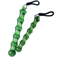 Glas-Analperlen Butt Plug mit Zugseil und 6 Perlen 100% Wasserdicht Umweltfreundliches Masturbationsspielzeug für Männer/Frauen Paare