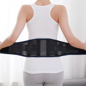 Cinturón de soporte lumbar transpirable, talla universal, soporte envolvente para la espalda, compresión, adelgazamiento corporal, para hombres y mujeres - Product Image 1