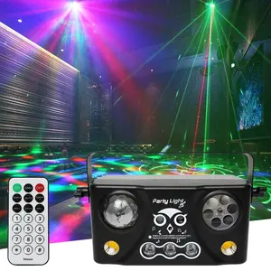 Luci LED Disco Ball partito evidenziano luci Nightclub Dmx decorazione proiettore di Halloween nuovo anno Festa Karaoke