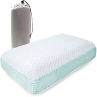 Oreiller de camping de voyage en mousse à mémoire de forme petit support de cou portable pour randonnée voiture hamac accessoires de camping