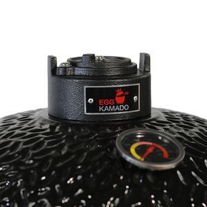Barbecue KAMADO en céramique <span class=keywords><strong>noir</strong></span> de 15 pouces pour l'extérieur, idéal pour la vente en gros, OEM/ODM, pour jardin et terrasse - Product Image 3