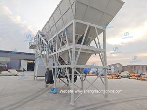 Sheng mao tragbare 60 m3/<span class=keywords><strong>h</strong></span> mobile Beton mischa nlage mit China Fabrik preis zum Verkauf - Product Image 6