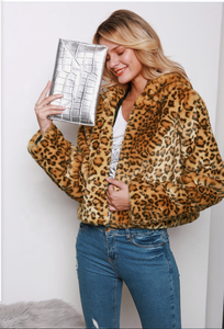 STY2571456 Poncho à capuche pour femme, collection automne 2020, en <span class=keywords><strong>fausse</strong></span> <span class=keywords><strong>fourrure</strong></span> de renard/<span class=keywords><strong>vison</strong></span>, épais, motif écossais sexy, tissé 100% polyester, style vintage - Product Image 4