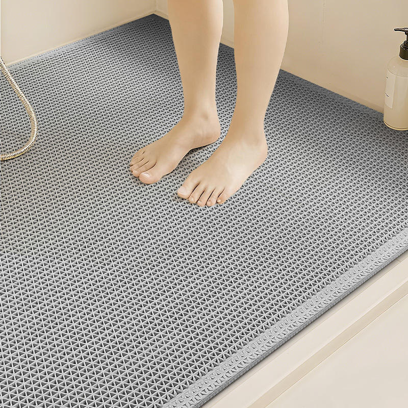 Upgraded encrypted mesh anti-slip mat - premium gray
