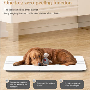 가정용 대형 개 비행기 <span class=keywords><strong>100kg</strong></span> 디지털 전자 유아 및 애완 동물 무게 측정 동물 - Product Image 2