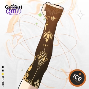 19 Estilos de Mangas de Protección Solar de Verano de <span class=keywords><strong>Genshin</strong></span> <span class=keywords><strong>Impact</strong></span> con Personajes como Zhong Li, Xiao y Klee, de Algodón, Unisex - Product Image 2