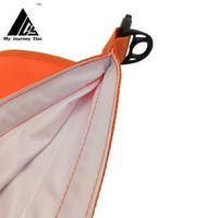 Boya de Buceo Inflable de TPU Personalizada de Fábrica, 2 Bolsas de Aire, Impermeable IPX-4, Alta Visibilidad, Flotador de Descanso para Natación