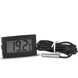 TPM-10 LCD 数字温度计冰箱室内室外温度计水族馆电子温度计显示冰箱