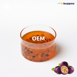 Jarabe de Maracuyá 5kg Botella Halal HACCP Vegetariano Marca BUPPOZ 12 Meses de Caducidad para Tiendas de Té de Burbujas, Té con Leche y Fábricas - Product Image 3