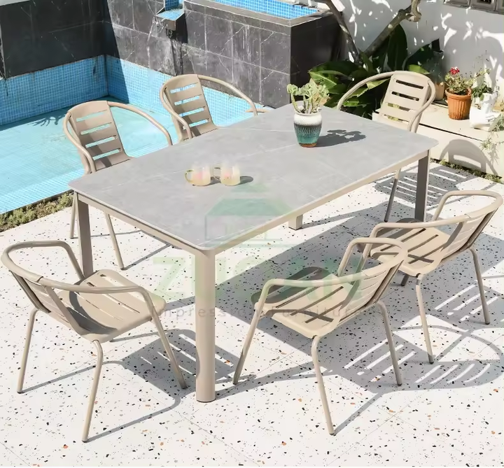 grey garden plastic chairs