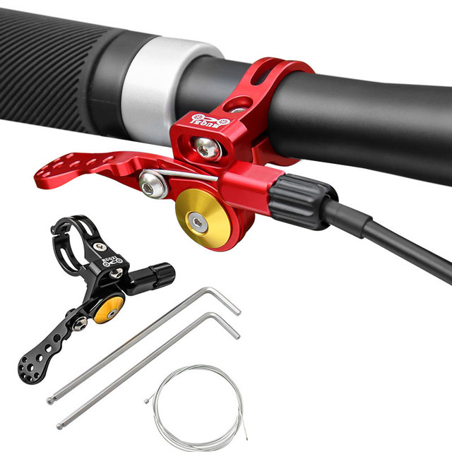 MUQZI Bicycle Dropper Remote Control Lever Mountain Road Bike Seatpost Wire Controller Height Adjustable Lever