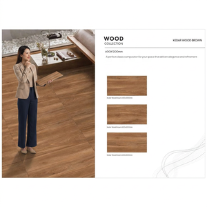 Wood Look Porcelain <b>Floor</b> Tiles Vistaar Wood Brown 600x1200mm Rustic <b>Matte</b> Interior Flooring - Product Image 1
