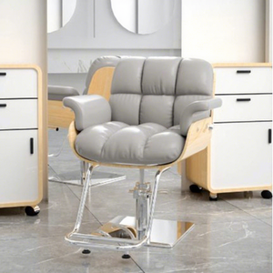 Chaise de barbier ergonomique de haute qualité, moderne et simple, avec pompe <span class=keywords><strong>hydraulique</strong></span>, durable, portable, pour salon de coiffure - Product Image 4