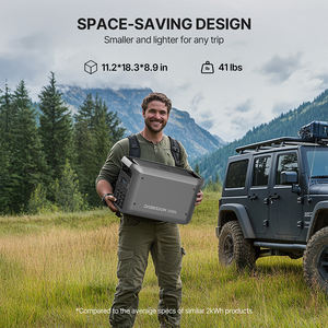 Dabbsson社製 110V/<span class=keywords><strong>230V</strong></span> ポータブル電源 2000W アウトドア用電源 ソーラー充電対応 車用バッテリー - Product Image 3