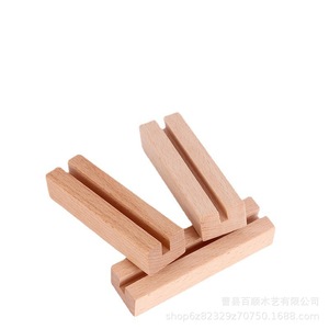 ที่ใส่การ์ดไม้ ที่ใส่โน้ต 8x2.5x1.5 ซม. 8x3x2 ซม. 10x2.2x1.6 ซม. 10x3x2 ซม. ของตกแต่งโต๊ะทำงาน สำหรับปฏิทิน โปสการ์ด บันทึกข้อความ - Product Image 4