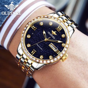 นาฬิกาข้อมือผู้ชาย OUPINKE 3241 ระดับไฮเอนด์ หรูหรา ของแท้ ระบบออโตเมติก หน้าปัดลายท้องฟ้าเต็มดาว ดีไซน์สง่างาม - Product Image 4