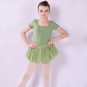 새로운 디자인 아동 발레 레오타드 클래스 착용 의상 맞춤형 댄스 의상 훈련 댄스웨어