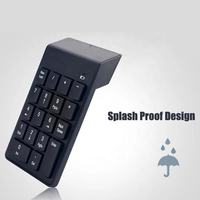 Clavier numérique à 18 touches USB 2.4G sans fil à double connexion pour ordinateur portable, tablette, smartphone