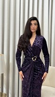 Abaya de soirée moulante en dentelle florale, couleur café pur du Moyen-Orient, avec col montant et poignets lanternes, coupe ajustée, robe de soirée formelle