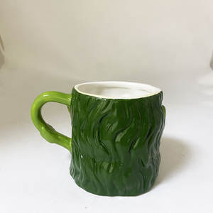 Tazas de Café de Cerámica con Diseño Creativo 3D de Fantasma Verde, Tazas de Leche de Porcelana Pintadas a Mano Personalizadas para <span class=keywords><strong>Halloween</strong></span>, <span class=keywords><strong>Taza</strong></span> de Cerámica con Tapa, OEM ODM - Product Image 3