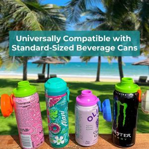 Magnetic Soda Can Lids Reusable Airtight Can Covers Portable Easy Install <b>Drink</b> Lids for Soda Beer Energy <b>Drinks</b> Home Outdoor - Product Image 6
