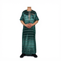 CCY 2026 Thobe moderne brillant pour homme musulman du Maroc, brodé, Jubba Musulman, Kandura, Abaya de prière, Jubbah longue, Thobe Ramadan, Boubou
