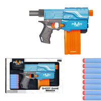 Juego de disparos educativo multicolor personalizado al por mayor, bláster de gel, Blasters de dardos de espuma, pistola de juguete, bala suave, seguro, juego de batalla, divertido chico