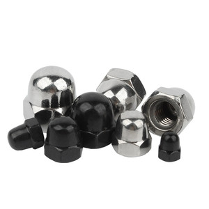 Din1587 tiêu chuẩn thép không gỉ 304/316 tự khóa bên ngoài Hex ổ đĩa <span class=keywords><strong>CNC</strong></span> gia công M4-M10 vòm cap <span class=keywords><strong>Nut</strong></span> ốc vít - Product Image 3