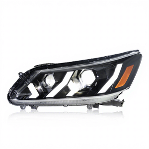 Faro Delantero LED Modificado Rambo para Automóvil, Conjunto de Faros con Luz Diurna y Lente de Flujo para Accord de Novena Generación 13-15 - Product Image 3