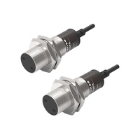 Sensor jarak induktif silinder jarak jauh, Sensor jarak induktif, silinder, logam M12 M18 M30, dengan kabel 2 m