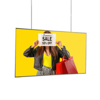Écran d'affichage numérique LCD haute luminosité 2500 nits, 32 pouces, Android, pour vitrine, écran de moniteur, montage suspendu noir