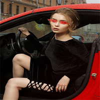 Lunettes de soleil Flamme de feu, Lunettes de soleil fantaisie Flamme de feu, Lunettes de soleil sans monture pour femmes et hommes